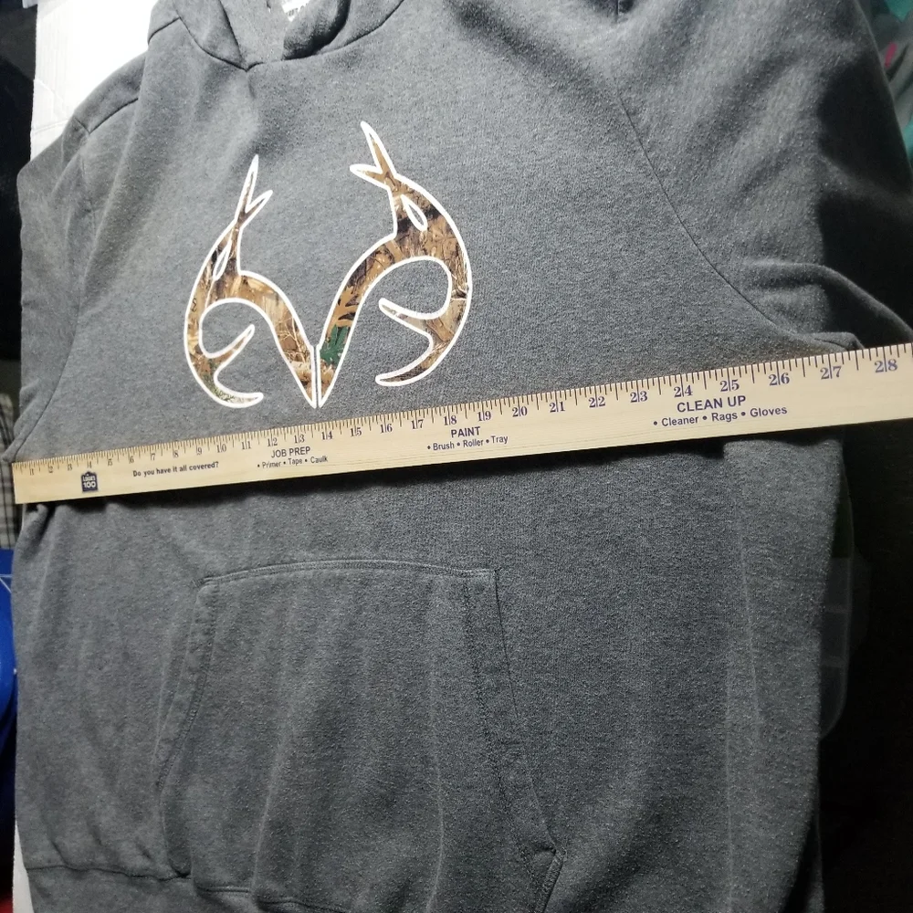 REALTREE MEN'S GRAY HOODIE SIZE 2XL (SEE FULL DESCRIPTION) - Picture 7 of 13